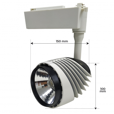 1289 - TRACK LIGHT 30W - MEDIDAS