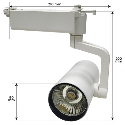 1406 - TRACK LIGHT 30W - MEDIDAS