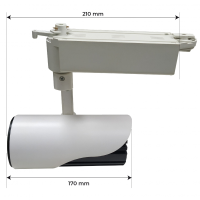 1406 - TRACK LIGHT 30W - MEDIDAS2