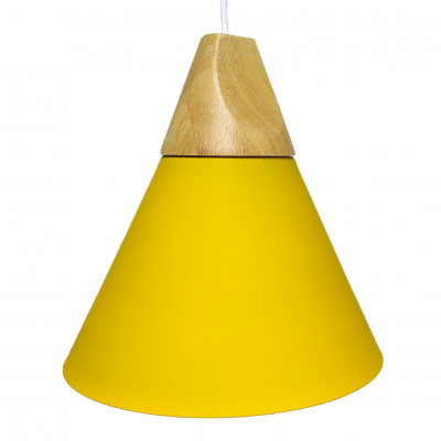 Lâmpada Pendente Amarela...