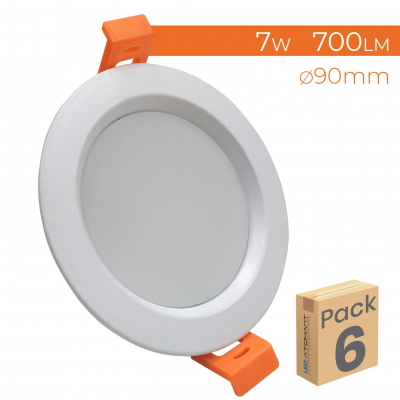 1744 - DOWNLIGHT 7W - PACK6
