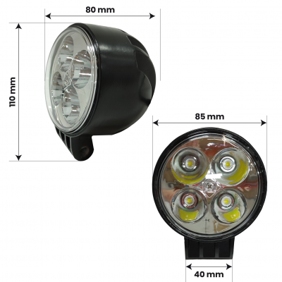 732 - Foco Trabajo 12W - MEDIDAS