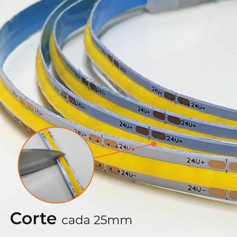 LED ATOMANT Striscia LED COB 10m 220V 10W/m, IP67 Impermeabile, Bianco Neutro 4500K – Senza Trasformatore