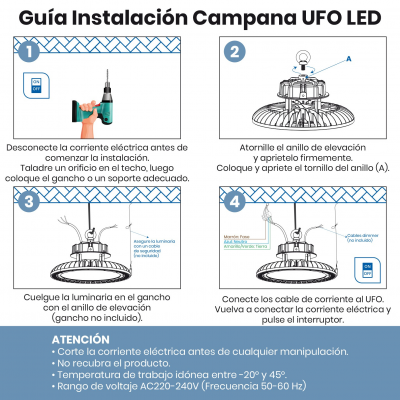 LM1878 - UFO 150W - INSTALACION