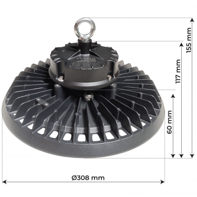 LM1878 - UFO 150W - MEDIDAS
